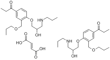 CAS#: 152271-02-8, 1-[4-(2-Hydroxy-3-Propylaminopropoxy)-3-(Propoxymethyl)Phenyl]Propan-1-One maleate (2:1)