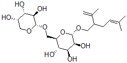 CAS#: 152468-89-8, (2S,3S,4S,5S,6R)-2-(5-Methyl-2-Prop-1-En-2-Ylhex-4-Enoxy)-6-[[(2S,3R,4S,5S)-3,4,5-Trihydroxyoxan-2-Yl]Oxymethyl]Oxane-3,4,5-Triol