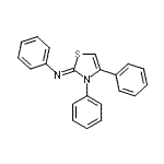 CAS#: 15249-82-8, (2Z)-N,3,4-Triphenyl-1,3-Thiazol-2(3H)-Imine