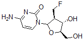 CAS#: 152502-85-7, 4-Amino-1-[(3S,4S,5R)-3-(Fluoromethyl)-4-Hydroxy-5-(Hydroxymethyl)Oxolan-2-Yl]Pyrimidin-2-One