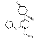 CAS#: 152630-47-2, 1-[3-(Cyclopentyloxy)-4-Methoxyphenyl]-4-Oxocyclohexanecarbonitrile