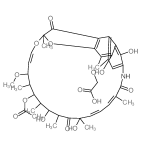 CAS 登录号：15271-73-5， 4-O-羧甲基-21-脱氧-20-羟基-21-氧代利福霉素