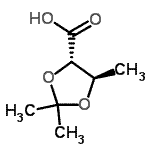 CAS#: 152786-08-8, (4S,5R)-2,2,5-Trimethyl-1,3-Dioxolane-4-Carboxylic Acid
