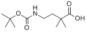 CAS#: 153039-17-9, 4-[[(1,1-Dimethylethoxy)Carbonyl]Amino]-2,2-Dimethyl-Butanoic Acid