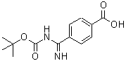 CAS#: 153074-91-0, 4-(N-{[(2-Methyl-2-Propanyl)Oxy]Carbonyl}Carbamimidoyl)Benzoic Acid