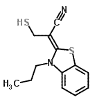 CAS#: 153124-23-3, (2E)-2-(3-Propyl-1,3-Benzothiazol-2(3H)-Ylidene)-3-Sulfanylpropanenitrile