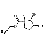 CAS#: 153127-02-7, Ethyl 1-Fluoro-2-Hydroxy-3-Methylcyclopentanecarboxylate