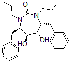 CAS 登录号:153181-37-4, (4R,5S,6S,7R)-5,6-二羟基-4,7-二(苯基甲基)-1,3-二丙基-1,3-二氮杂环庚-2-酮