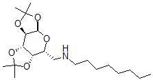CAS#: 153237-23-1, 6-Deoxy-6-N-Octylamino-1,2-3,4-Di-O-Isopropylidene-alpha-D-Galactopyranose