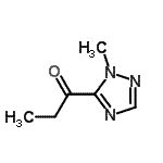 CAS 登录号：153334-14-6， 1-(1-甲基-1H-1,2,4-三唑-5-基)-1-丙酮