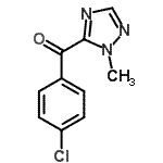 CAS#: 153334-22-6, (4-Chlorophenyl)(1-Methyl-1H-1,2,4-Triazol-5-Yl)Methanone