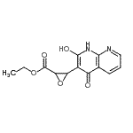 CAS#: 153457-36-4, Ethyl 3-(2-Hydroxy-4-Oxo-1,4-Dihydro-1,8-Naphthyridin-3-Yl)-2-Oxiranecarboxylate