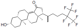 CAS#: 153463-20-8, (3S,5S,9R,10S,13R,17R)-3-Hydroxy-10,13-Dimethyl-17-[(2R)-6,7,7,7-Tetrafluoro-6-(Trifluoromethyl)Heptan-2-Yl]-1,2,3,4,5,6,7,9,11,12,16,17-Dodecahydrocyclopenta[a]Phenanthren-15-One