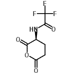CAS#: 1535-57-5, N-[(3S)-2,6-Dioxotetrahydro-2H-Pyran-3-Yl]-2,2,2-Trifluoroacetamide