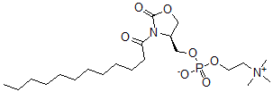 CAS 登录号：153531-48-7， [(4S)-3-月桂酰-2-氧代-1,3-恶唑烷-4-基]甲基2-三甲基铵乙基磷酸酯盐