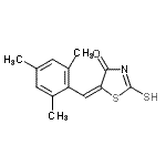 CAS#: 153567-97-6, (5E)-5-(Mesitylmethylene)-2-Sulfanyl-1,3-Thiazol-4(5H)-One