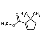 CAS 登录号：153580-04-2， 甲基5,5-二甲基-1-环戊烯-1-羧酸酯