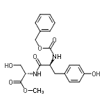 CAS 登录号：15364-45-1， N-[(苄氧基)羰基]-L-酪氨酰-L-丝氨酸甲酯