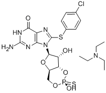 CAS#: 153660-04-9, 8-[(4-Chlorophenyl)Thio]-Guanosine Cyclic 3',5'-[Hydrogen (R)-Phosphorothioate]