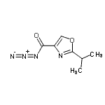 CAS 登录号：153684-04-9， 2-异丙基-1,3-恶唑-4-羰基叠氮化物
