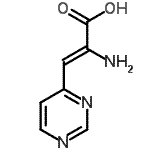 CAS 登录号：153690-05-2， (2Z)-2-氨基-3-(4-嘧啶基)丙烯酸