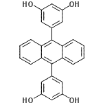 CAS#: 153715-08-3, 5,5'-(9,10-Anthracenediyl)Di(1,3-Benzenediol)