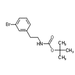CAS#: 153732-25-3, 2-Methyl-2-Propanyl [2-(3-Bromophenyl)Ethyl]Carbamate
