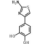 CAS#: 15386-52-4, 4-(2-Amino-1,3-Thiazol-4-Yl)-1,2-Benzenediol
