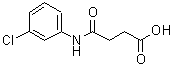 CAS 登录号：15386-96-6， 4-[(3-氯苯基)氨基]-4-氧代丁酸