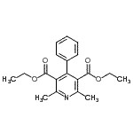CAS 登录号：1539-44-2， 二乙基2,6-二甲基-4-苯基-3,5-吡啶二羧酸酯