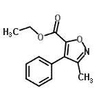 CAS#: 153915-56-1, Ethyl 3-Methyl-4-Phenyl-1,2-Oxazole-5-Carboxylate