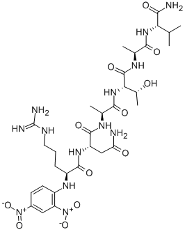 CAS#: 153919-61-0, N2-(2,4-Dinitrophenyl)-L-Arginyl-L-Asparaginyl-L-Alanyl-L-Threonyl-L-Alanyl-L-Valinamide