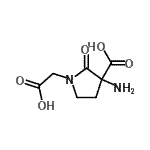 CAS 登录号：153931-38-5， 3-氨基-1-(羧甲基)-2-氧代-3-吡咯烷羧酸