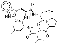 CAS 登录号：153982-38-8， 环(L-亮氨酰-L-色氨酰-D-丝氨酰-L-脯氨酰-D-缬氨酰)