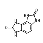 CAS 登录号：154010-80-7， 1,3,6,8-四氢咪唑并[4,5-e]苯并咪唑-2,7-二酮