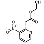 CAS 登录号：154078-83-8， 乙基(3-硝基-2-吡啶基)乙酸酯