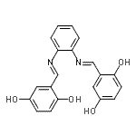 CAS#: 154198-33-1, 2,2'-{1,2-Phenylenebis[Nitrilo(E)Methylylidene]}Di(1,4-Benzenediol)