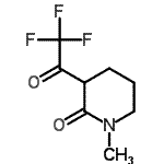 CAS 登录号：154207-41-7， 1-甲基-3-(三氟乙酰基)-2-哌啶酮