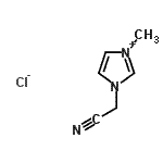 CAS 登录号：154312-63-7， 1-(氰基甲基)-3-甲基-1H-咪唑-3-鎓氯化物