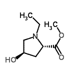 CAS#: 154342-67-3, Methyl (4R)-1-Ethyl-4-Hydroxy-L-Prolinate