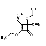 CAS#: 154365-61-4, 1,3-Diethoxy-4-Oxo-2-Vinyl-2-Cyclobutene-1-Carbonitrile