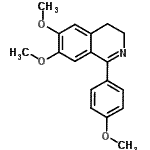 CAS#: 15462-83-6, 6,7-Dimethoxy-1-(4-Methoxyphenyl)-3,4-Dihydroisoquinoline