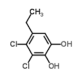 CAS#: 154638-96-7, 3,4-Dichloro-5-Ethyl-1,2-Benzenediol