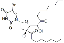 CAS 登录号：154653-67-5， [(2R,3S,5R)-5-(5-溴-2,4-二氧代嘧啶-1-基)-2-(辛酰氧基甲基)四氢呋喃-3-基]辛酸酯
