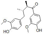 CAS#: 154677-96-0, (2R,3S)-1,4-Bis(4-Hydroxy-3-Methoxyphenyl)-2,3-Dimethylbutan-1-One