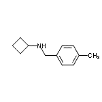 CAS 登录号：154777-46-5， N-(4-甲基苄基)环丁胺
