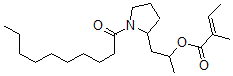CAS#: 154887-98-6, 1-(1-Decanoylpyrrolidin-2-Yl)Propan-2-Yl (E)-2-Methylbut-2-Enoate