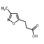 CAS#: 154928-89-9, 3-(3-Methyl-1,2-Oxazol-5-Yl)Propanoic Acid