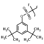 CAS#: 155064-25-8, 3,5-Bis(2-Methyl-2-Propanyl)Phenyl Trifluoromethanesulfonate