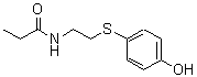 CAS 登录号：155196-03-5， N-{2-[(4-羟基苯基)硫基]乙基}丙酰胺